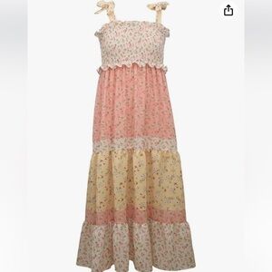 Bonnie Jean Girls Maxi Dress Sundress 8